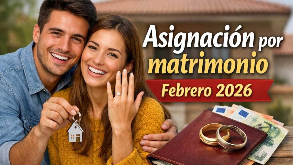 Asignación por matrimonio febrero 2026: $40,000, quiénes acceden y cuándo se acredita