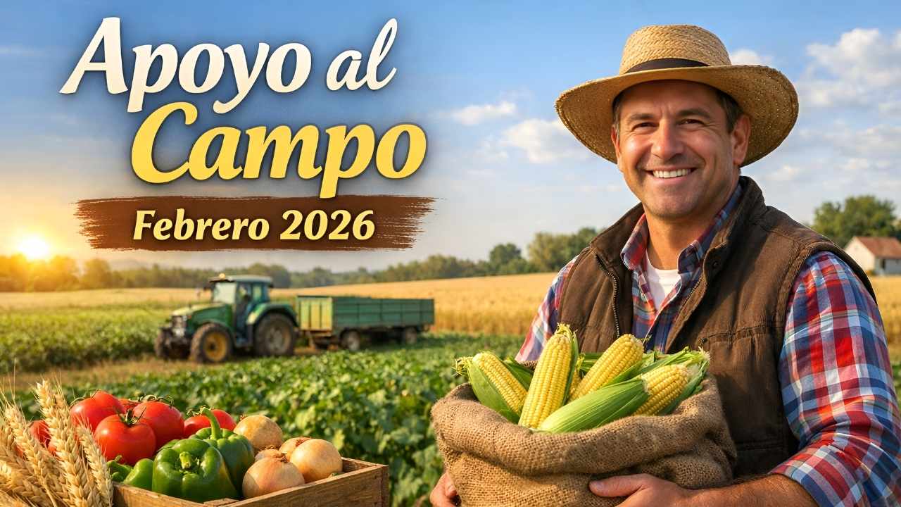 Apoyo al Campo febrero 2026: productores recibirán hasta $7,500, requisitos y calendario de pagos oficiales