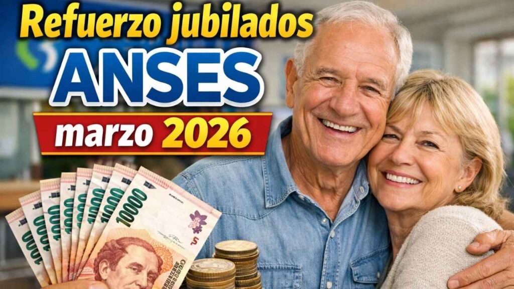 Refuerzo jubilados ANSES marzo 2026: $30,000 extra, cómo consultar y día de pago