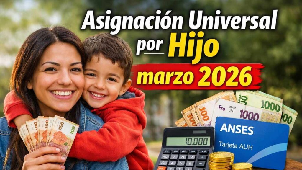 Asignación Universal por Hijo marzo 2026: $20,000 por menor, requisitos y fechas de acreditación
