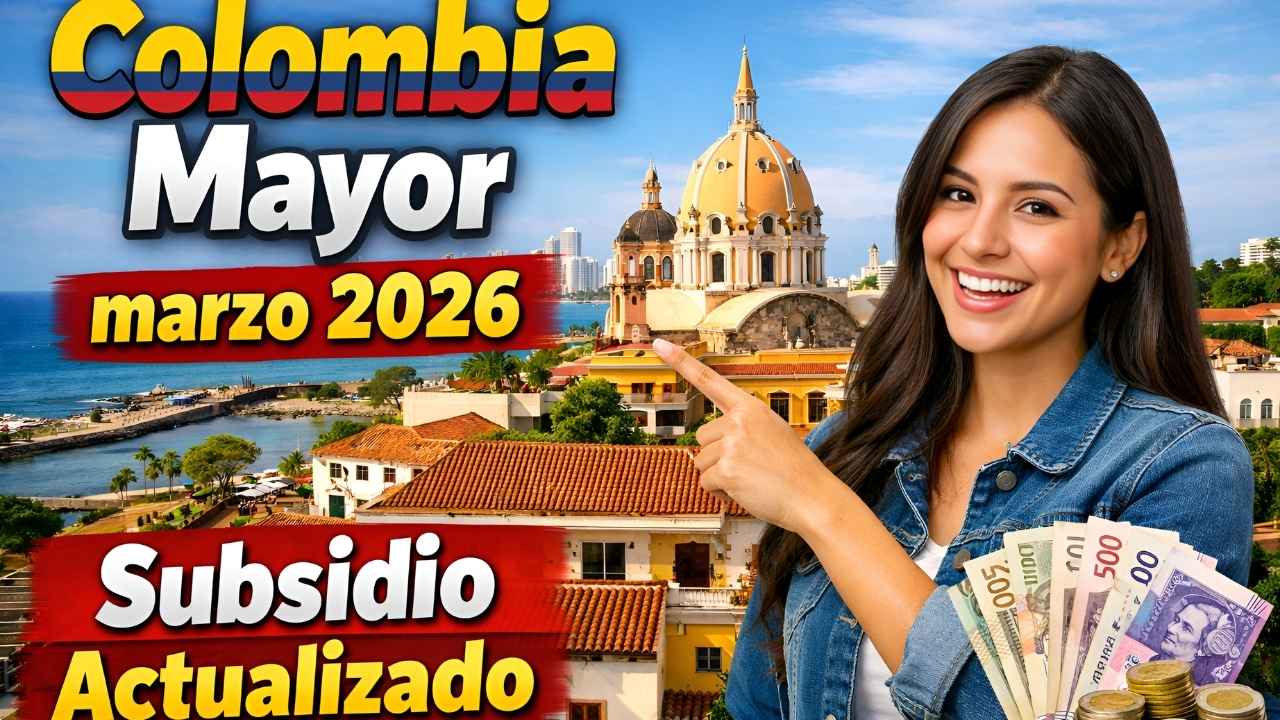 Colombia Mayor marzo 2026: subsidio actualizado, requisitos y calendario oficial de pagos