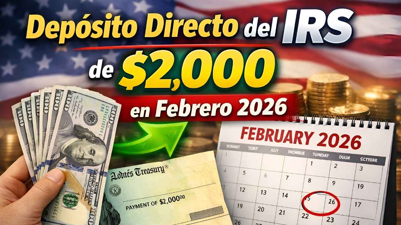 Depósito Directo del IRS de $2,000 en Febrero 2026: Reglas de Elegibilidad, Fechas de Pago y Guía Oficial