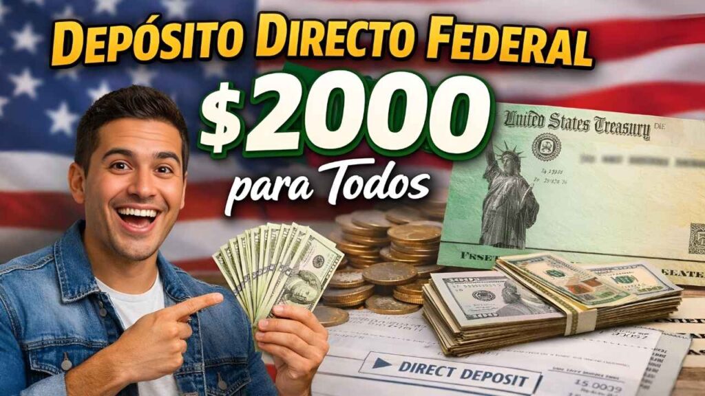 Depósito Directo Federal de $2000 para Todos – Nuevo Calendario de Pagos y Condiciones de Elegibilidad en Febrero 2026
